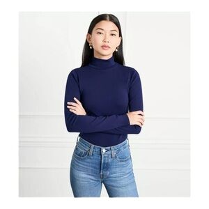 Hill House Deep Blue Long Sleeve Bodysuit